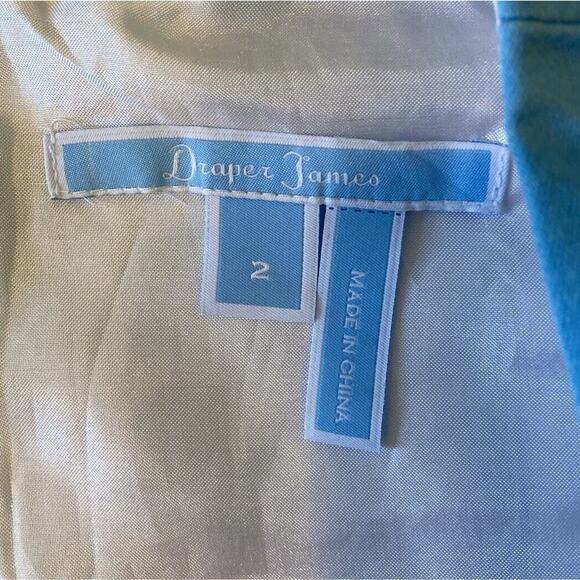 Draper James Floral Sleeveless Dress Size 2 Women’s Blue - Picture 3 of 7